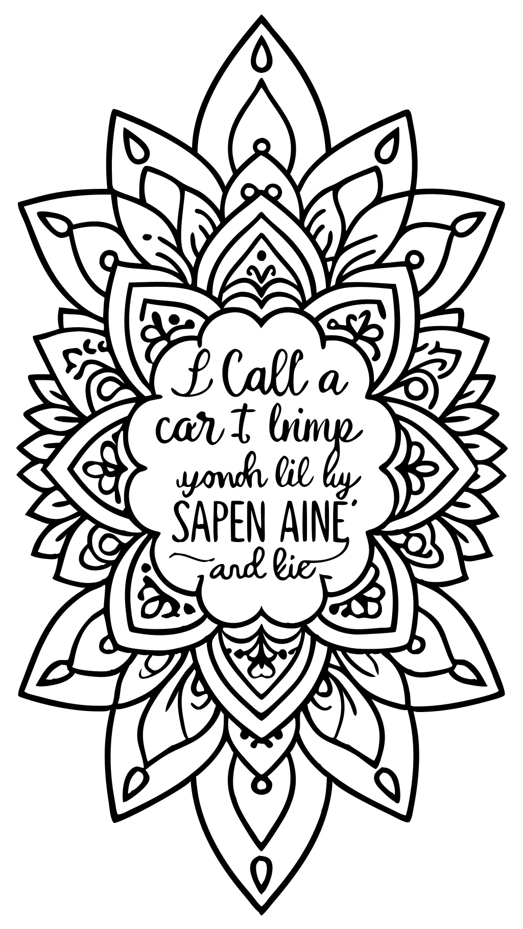 printable adult coloring pages with quotes